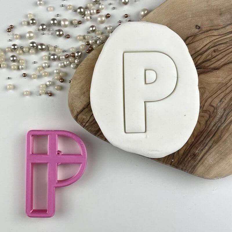 Bokstav Utstikker P, 8 cm