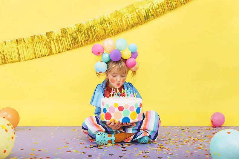 Kakelys Happy Birthday Mix 2,5cm, 13dl 2