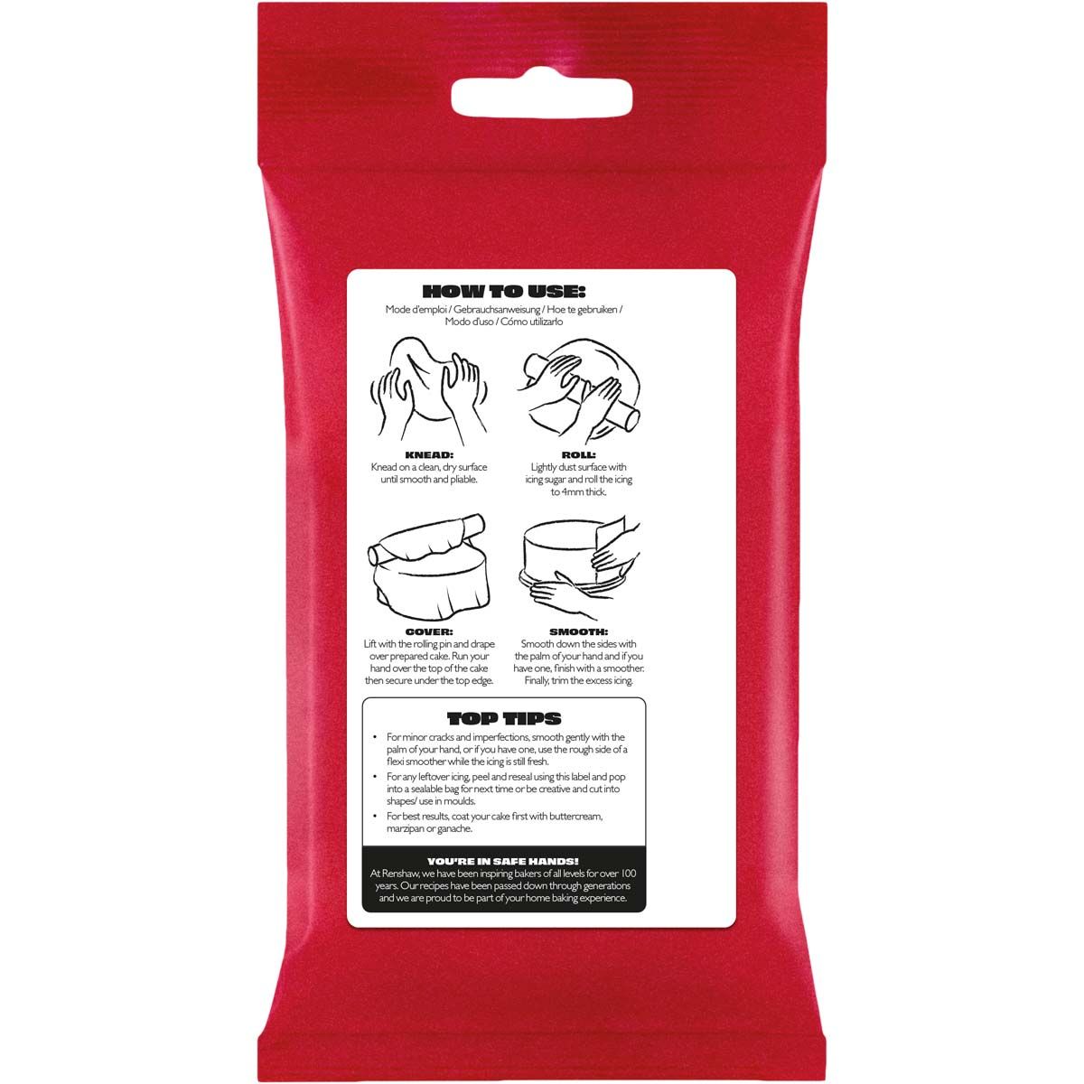 Fondant Hvit Renshaw 1 kg 2