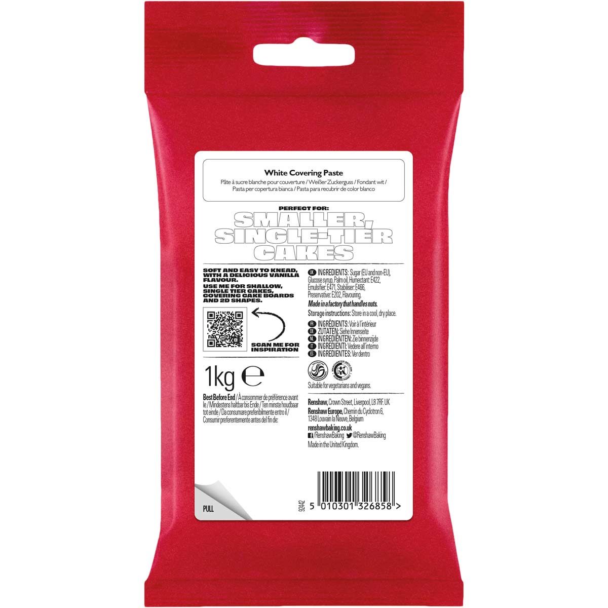 Fondant Hvit Renshaw 1 kg 3