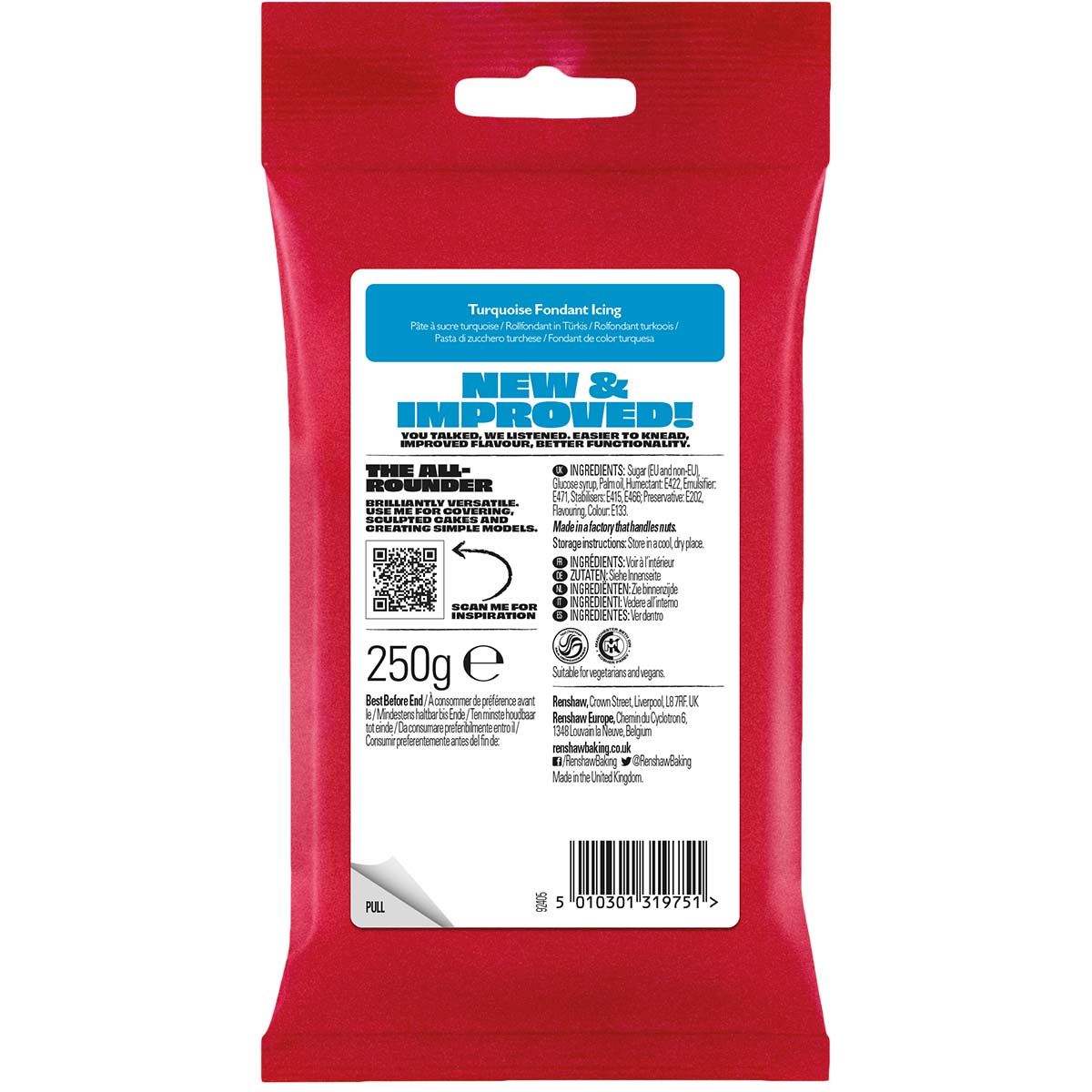 Fondant Turkis Renshaw 250g 2
