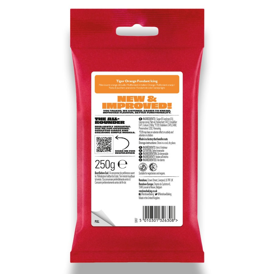 Fondant Orange Renshaw 250g 2