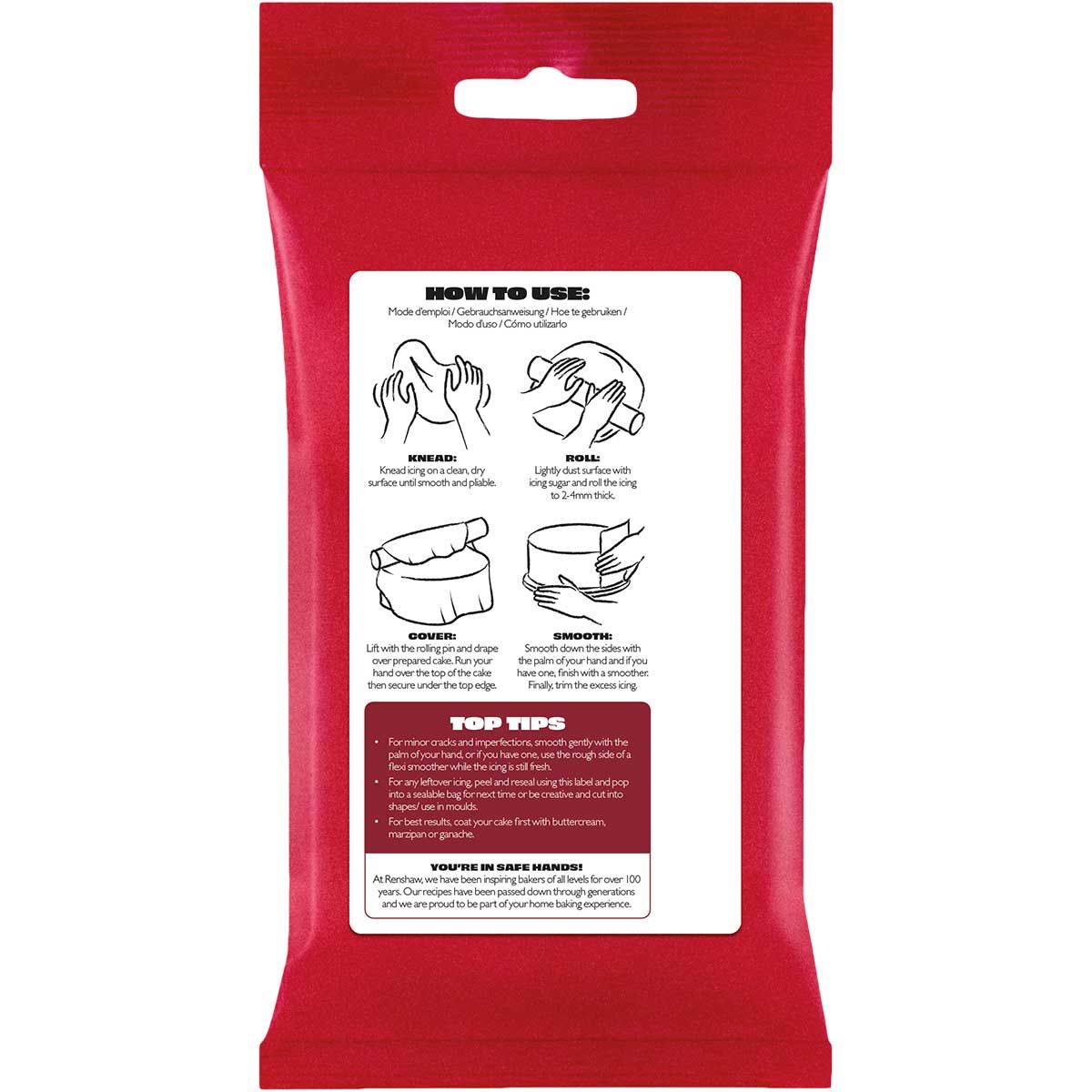 Fondant Rød Ruby Renshaw 250g 3