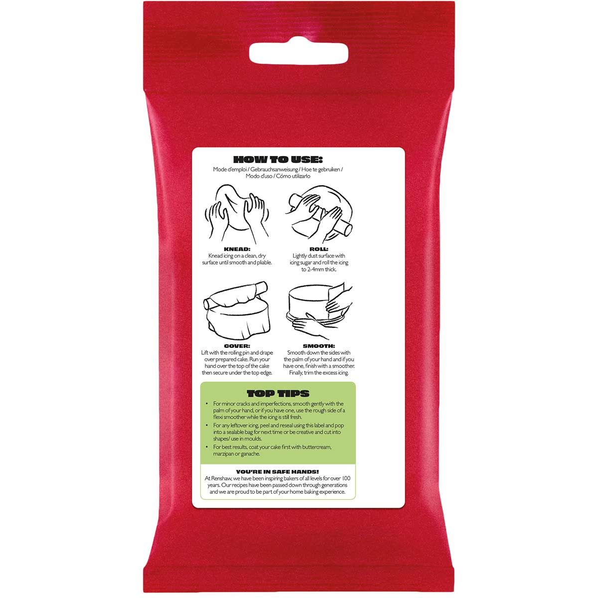 Fondant Grønn Pastel Renshaw 250g 3