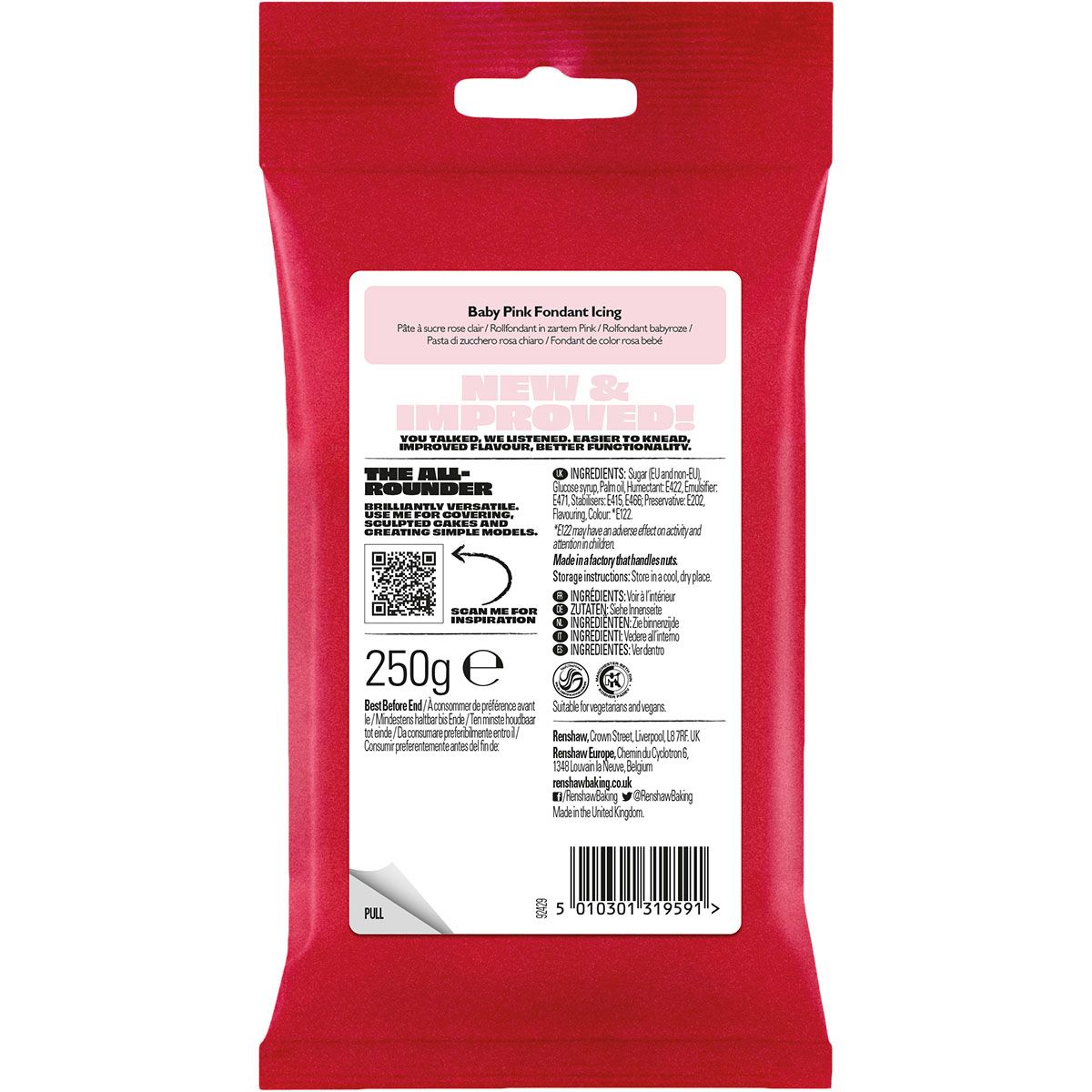 Fondant Baby Rosa Renshaw 250g 3