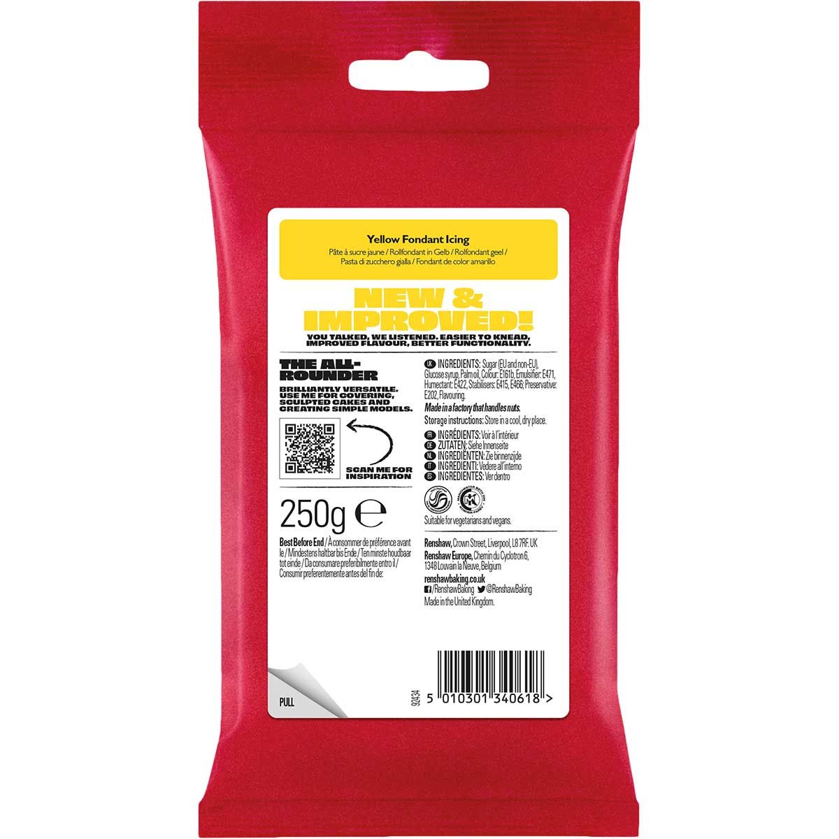 Fondant Gul Renshaw 250g 2