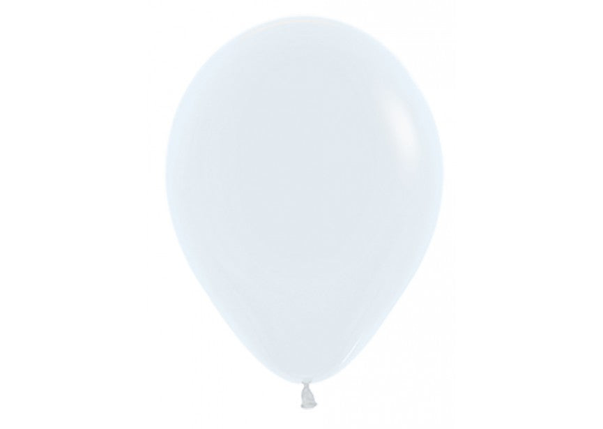 Ballonger Hvit Fashion 30cm, 100 PK