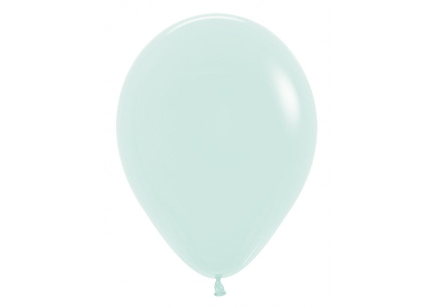Ballonger Grønn Pastel Matt 30cm, 12 PK