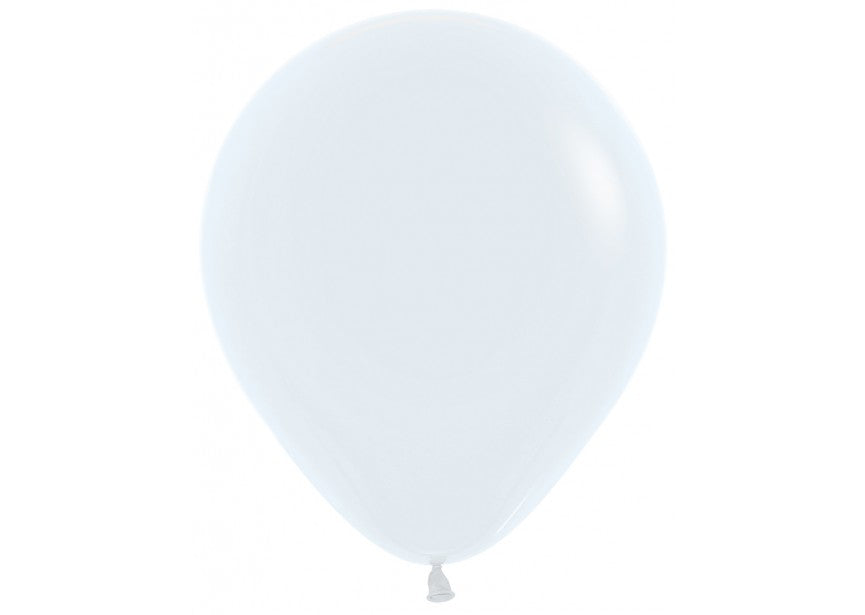 Ballonger Hvit Fashion 46cm, 50 PK