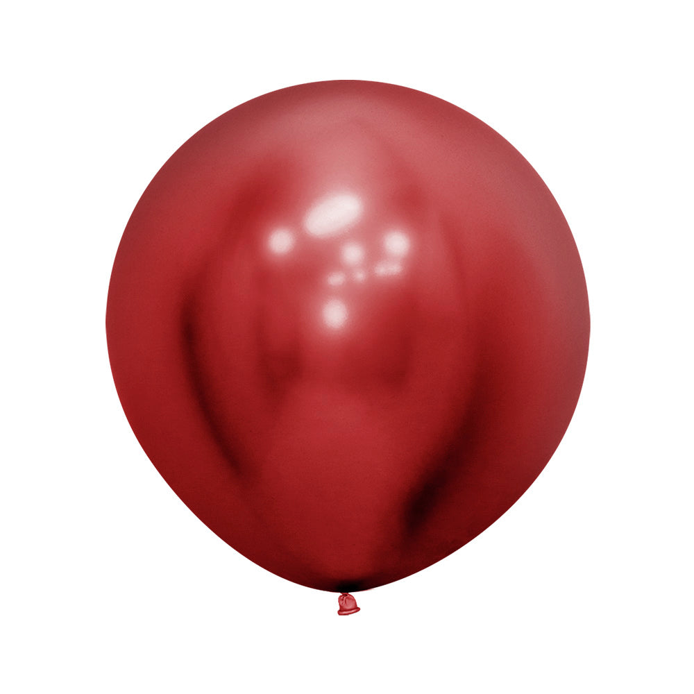 Ballonger Rød Reflex Runde 60cm, 3 PK