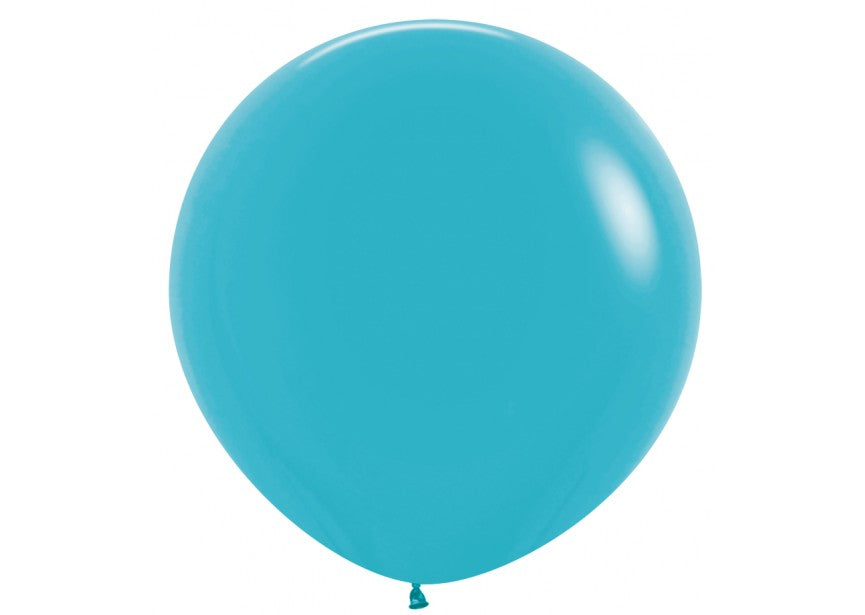 Ballonger BlåCaribbean Fashion Runde 90cm, 10 PK