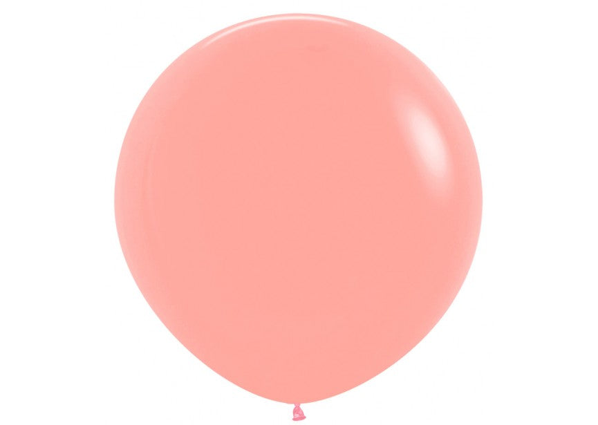 Ballonger Fersken Fashion Runde 90cm, 10 PK