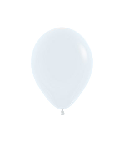 Ballonger Hvit Fashion 23cm, 100 PK