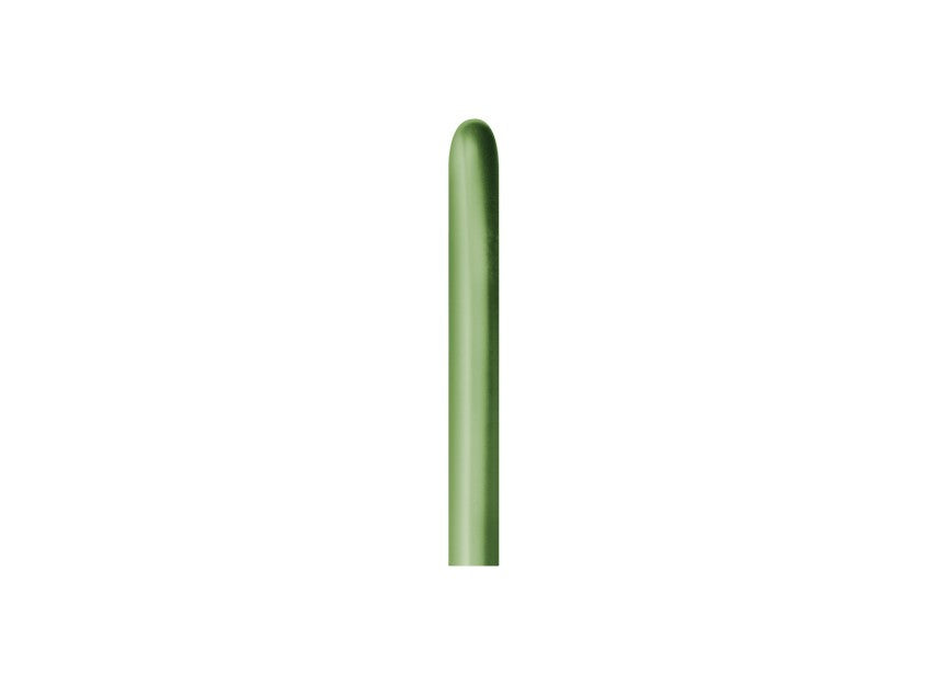 Ballonger lange LimeGrønn ass, 50 PK