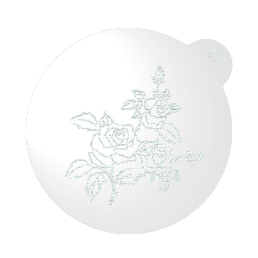 Rose With Buds Floral Cookie Embosser 2