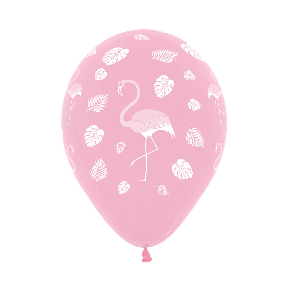 Ballonger Flamingo Rosa ass 30cm, 12 PK 3