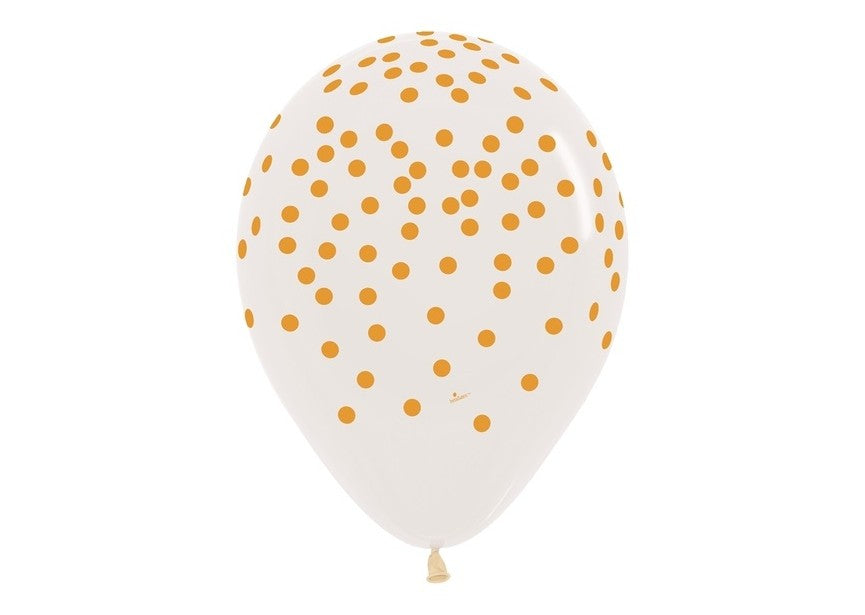 Ballonger Golden Confetti 30cm, 50 PK