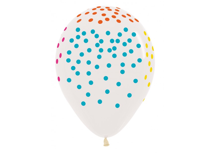 Ballonger Multicolor Confetti 30cm, 12 PK 2