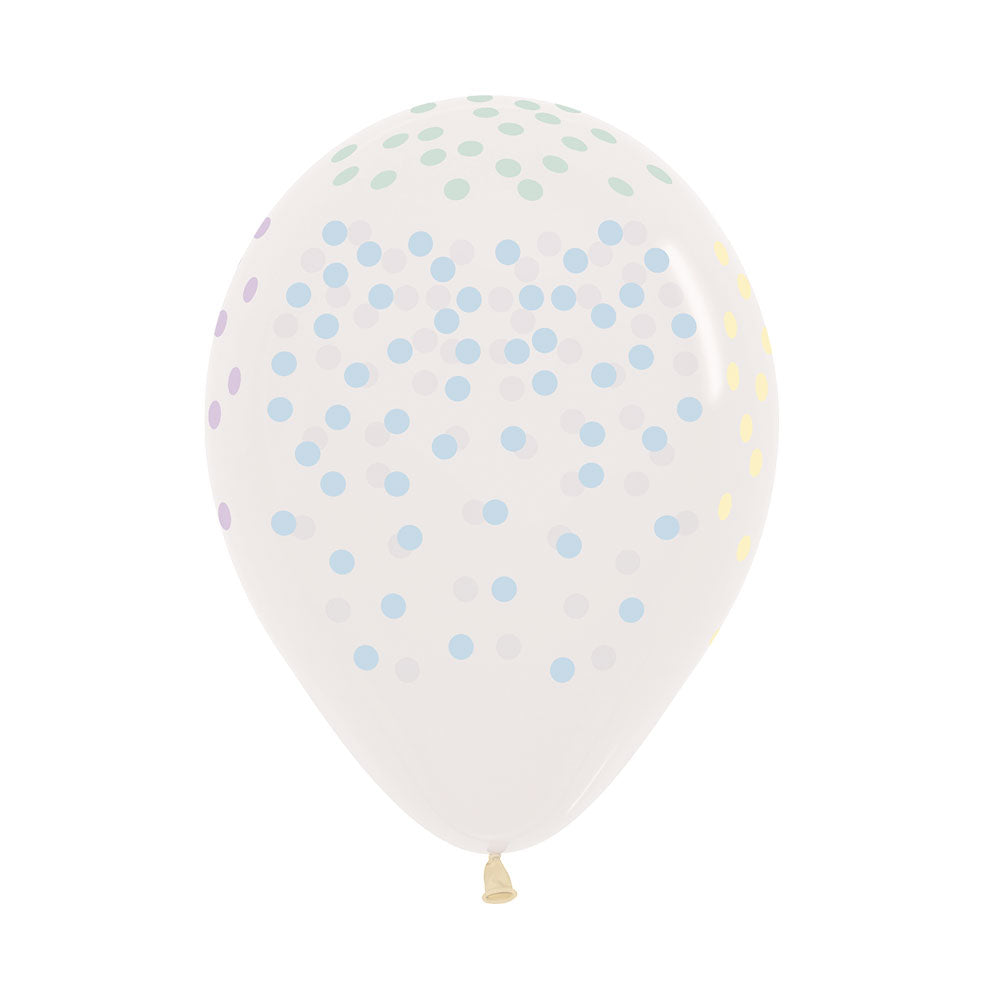 Ballonger Pastel Confetti 30cm, 12 PK 2