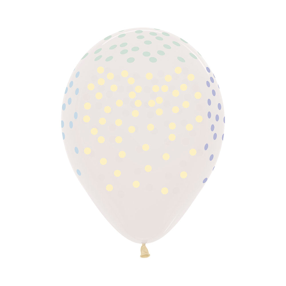 Ballonger Pastel Confetti 30cm, 12 PK 3