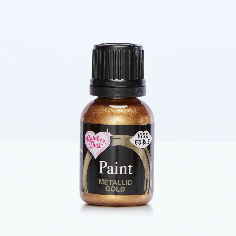 Maling spiselig Metallic - Gold 25ml