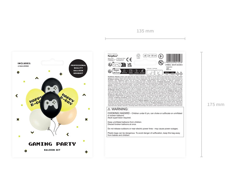 Ballonger Gaming 30cm, 6 pk 2