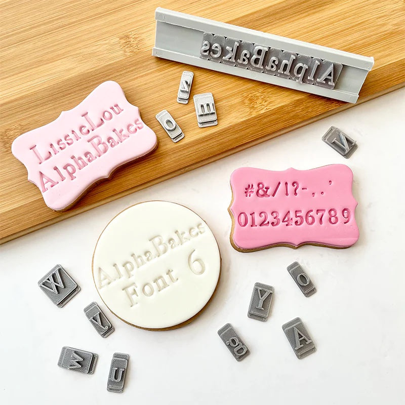 Tall og symboler Font 6 Small