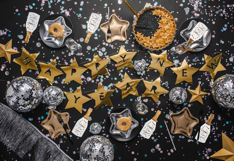 Servietter Nyttår Champagneflaske 3