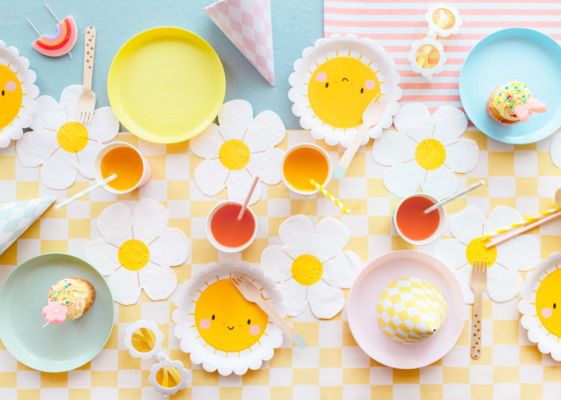 Servietter Daisy, 12 stk, 16x16.5 cm 3