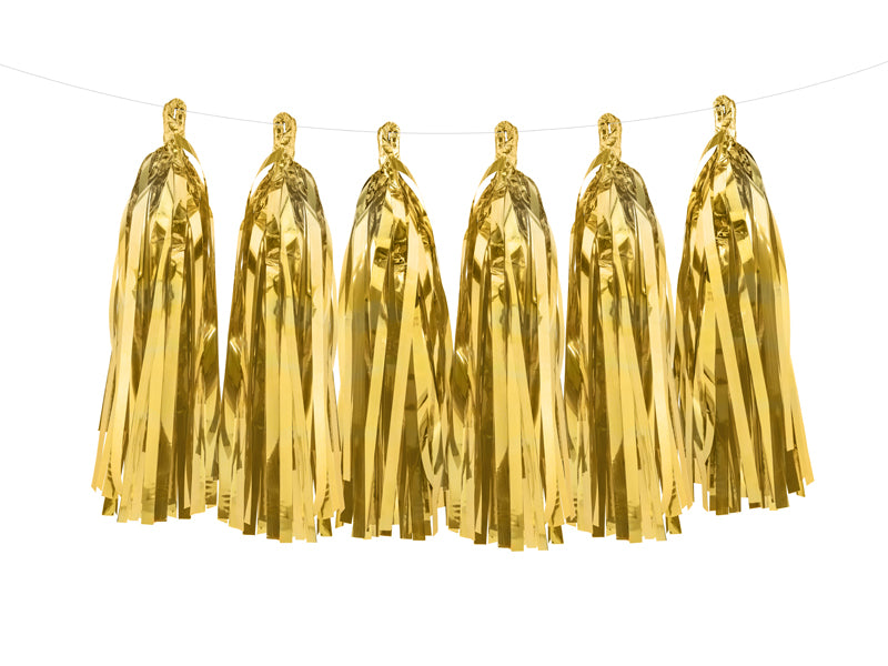 Tassel Garland Gull ca:L2mxH30cm