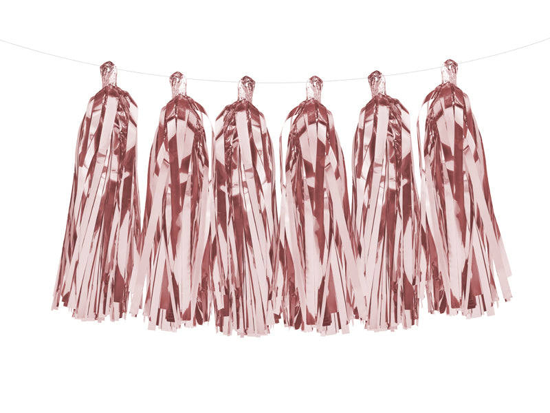 Tassel Garland RoseGull ca:L2mxH30cm