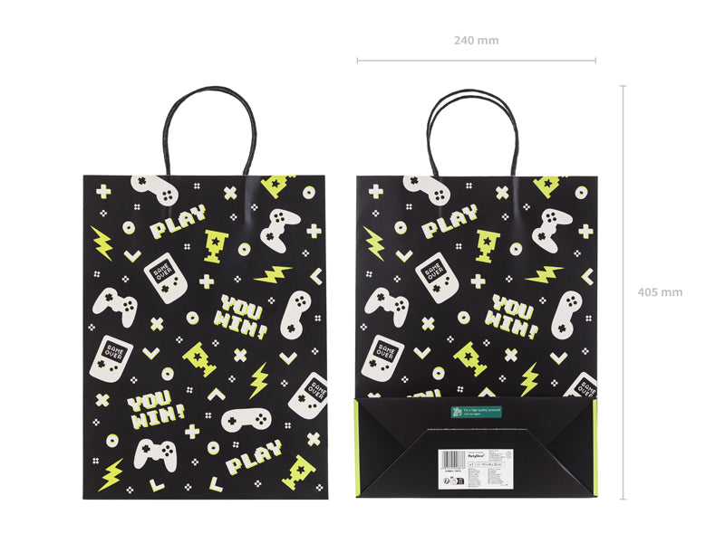 Gavepose i papir Gamepads, Stk 3