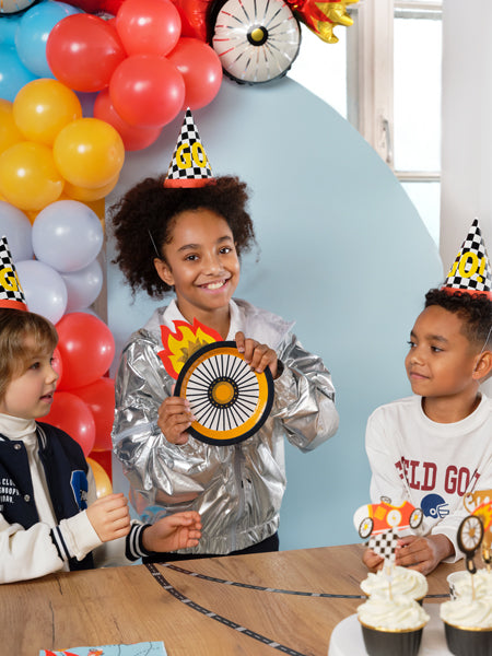 Papptallerken Wheel, 26,5x18 cm, 6 stk 7