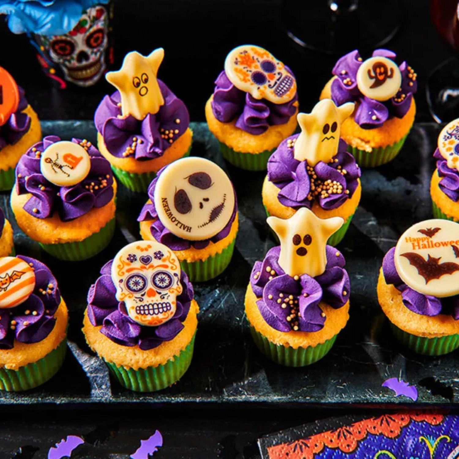 Mini Halloween Cupcakes