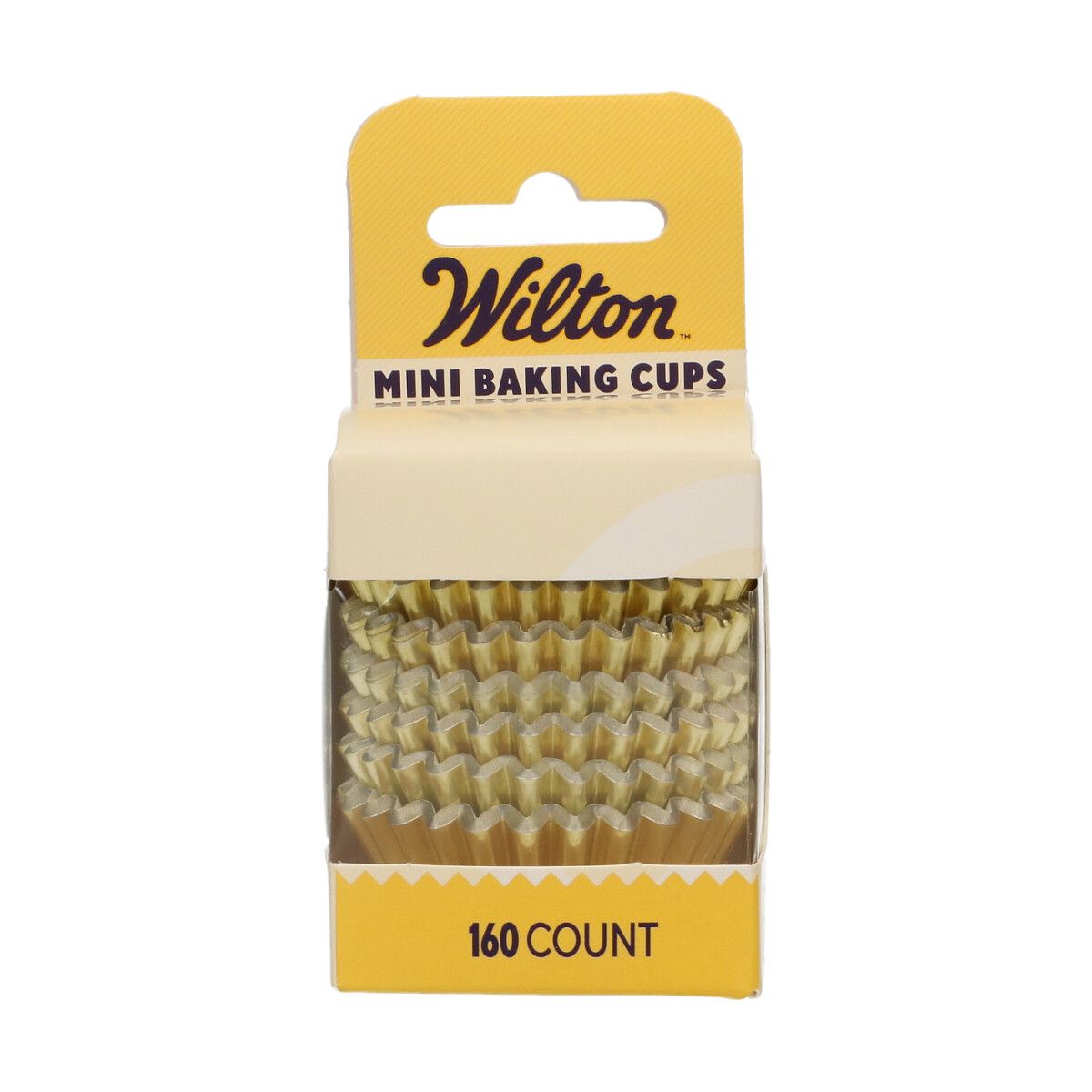 Wilton Mini Metallic Muffinsformer Gull 160 stk