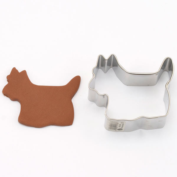 Utstikker Hund Terrier 5 x 4,5 cm