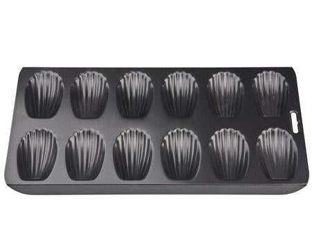 Madeleineform i metall 12 stk i formen