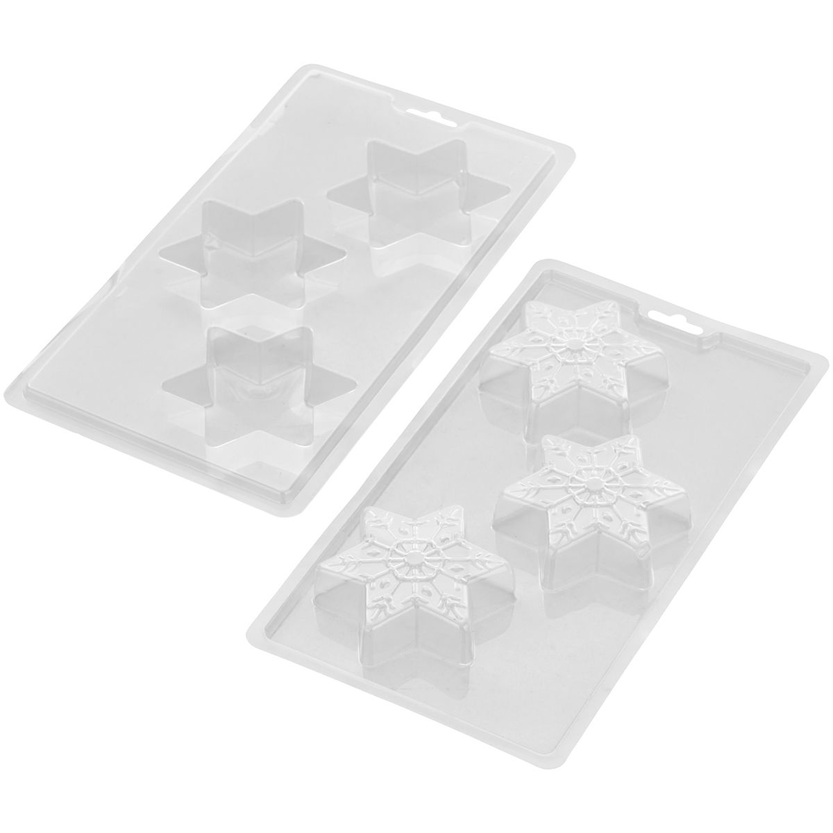Konfektform Snøkrystall 3D 3