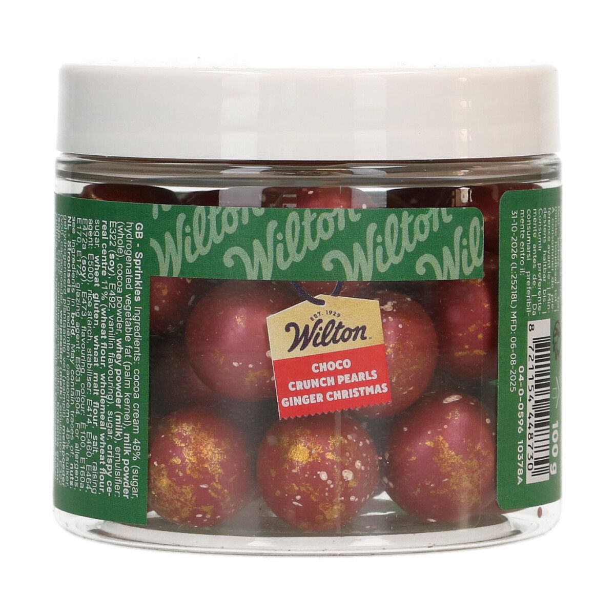 Wilton Crispy Sjokoladekuler Pepperkake 100g