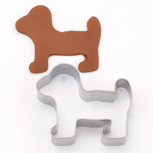 Utstikker Hund 5,5 x 4,5 cm
