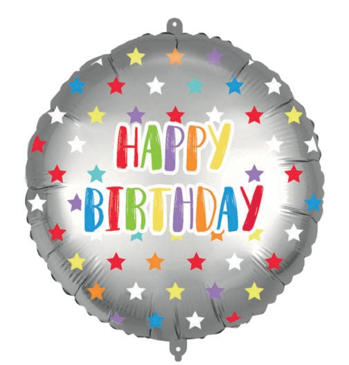 Ballong Happy Birthday Folie 46 cm