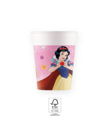 Drikkekrus i papp Princess Live Your Story 8 stk