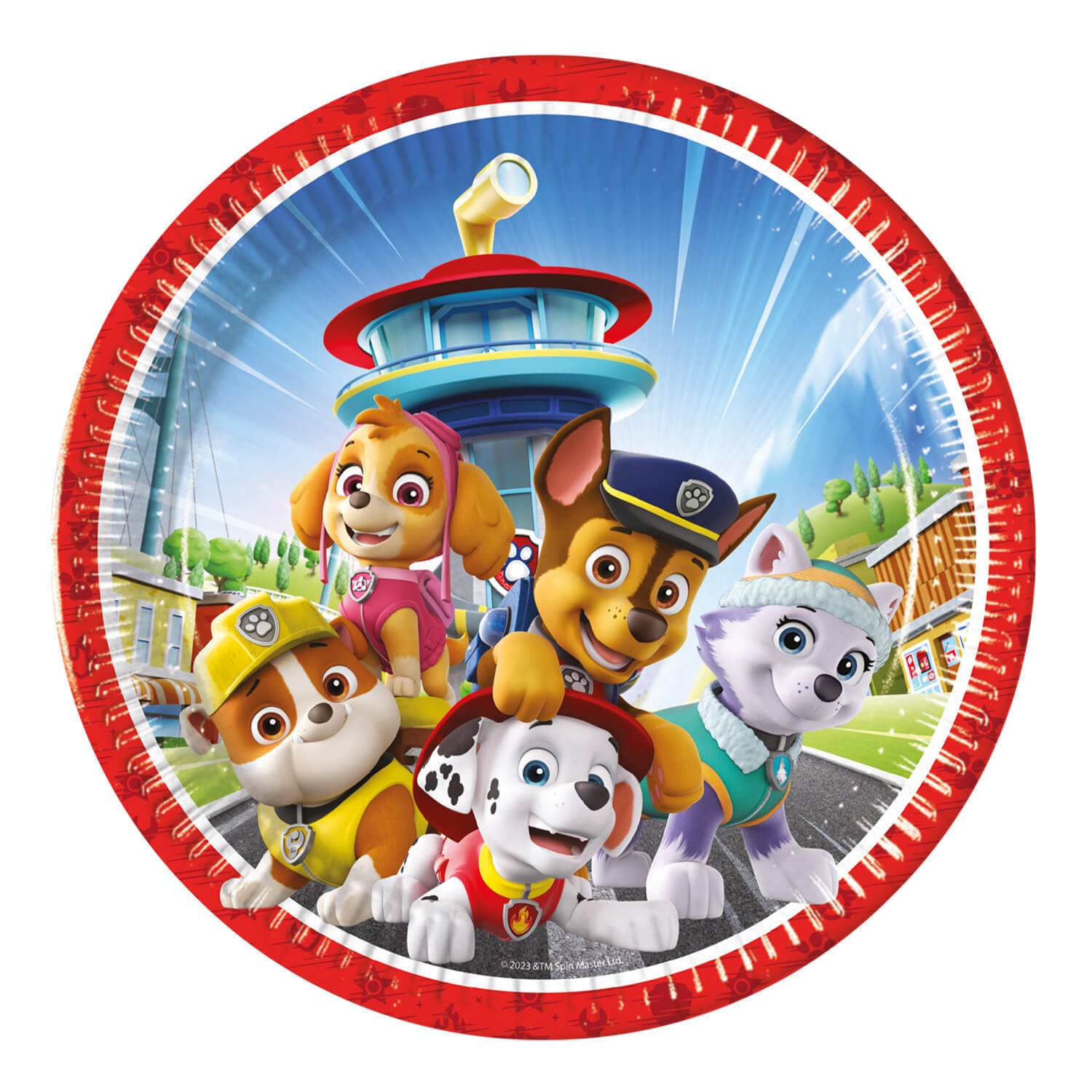Papptallerken Paw Patrol Rescue Heroes 8stk
