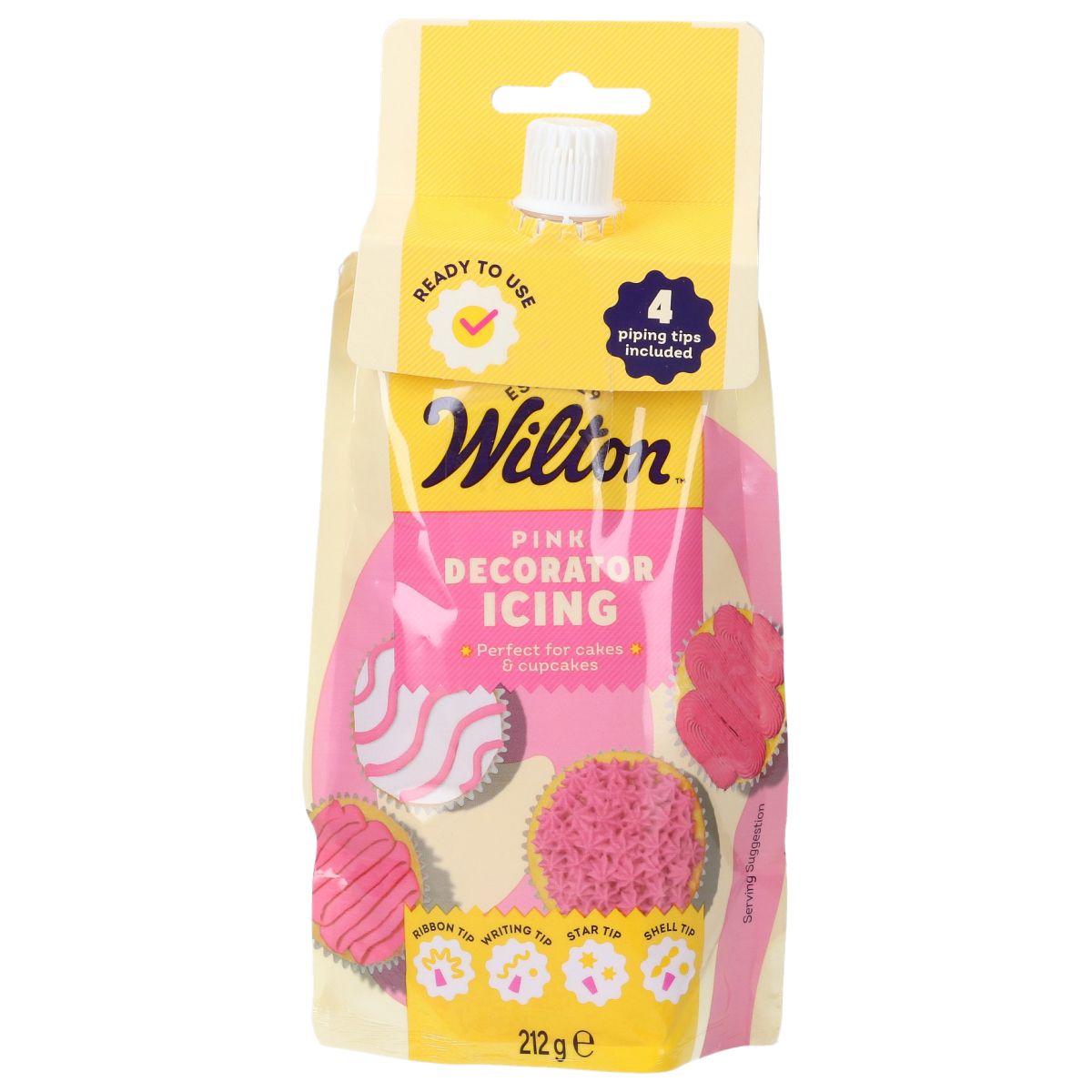 Wilton Pynteglasur Icing Rosa 212g