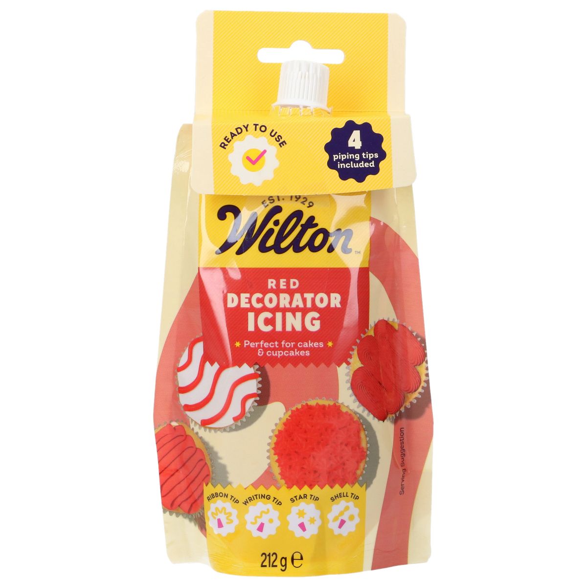 Wilton Pynteglasur Icing Rød 212g