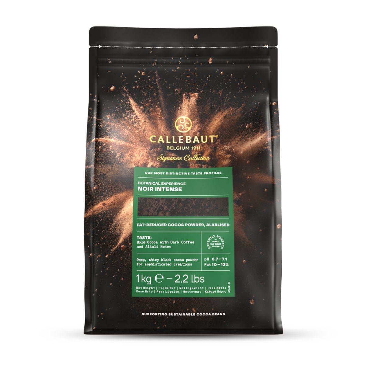 Callebaut Kakaopulver Noir Intense Lean 1kg
