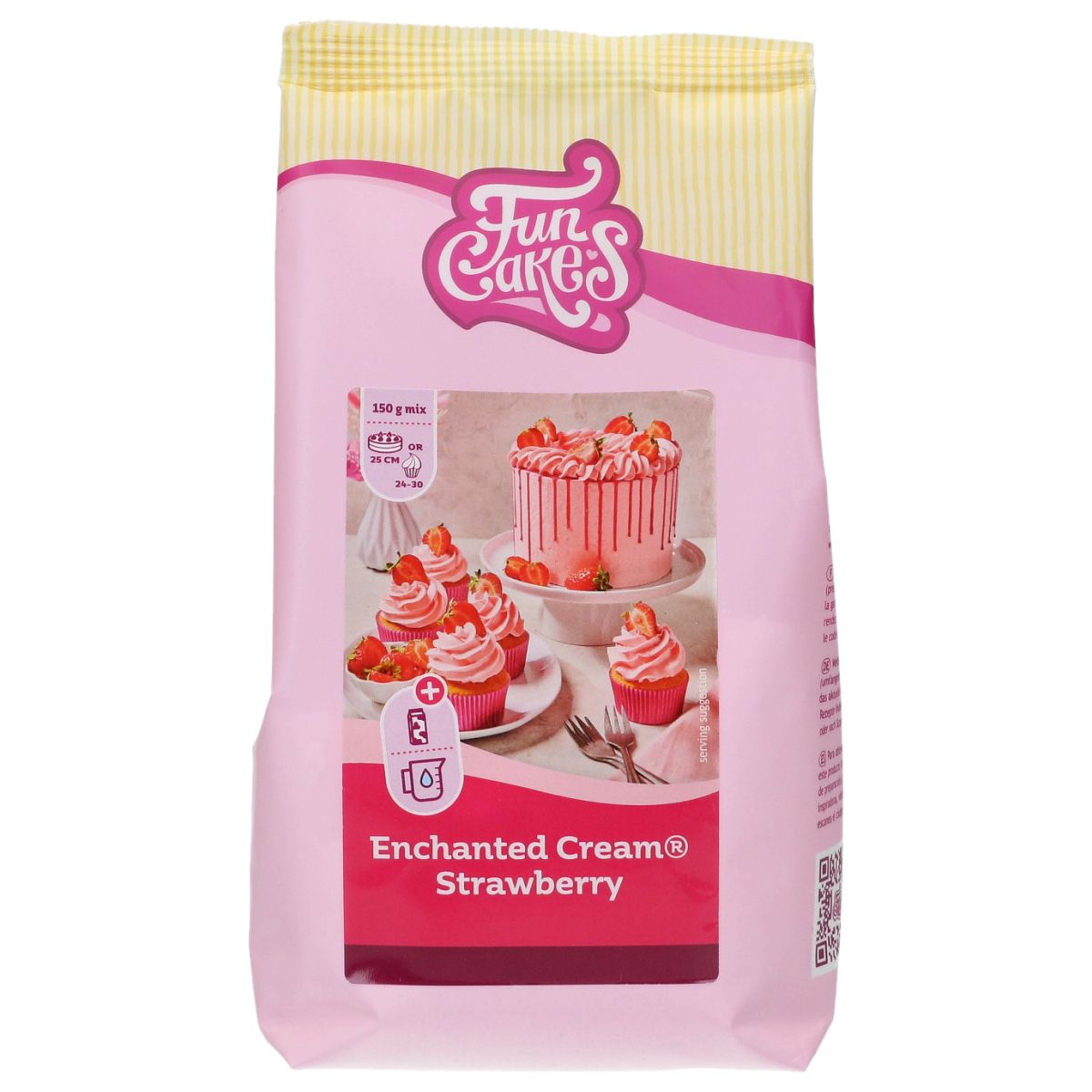 FunCakes Enchanted Cream Jordbær 450g