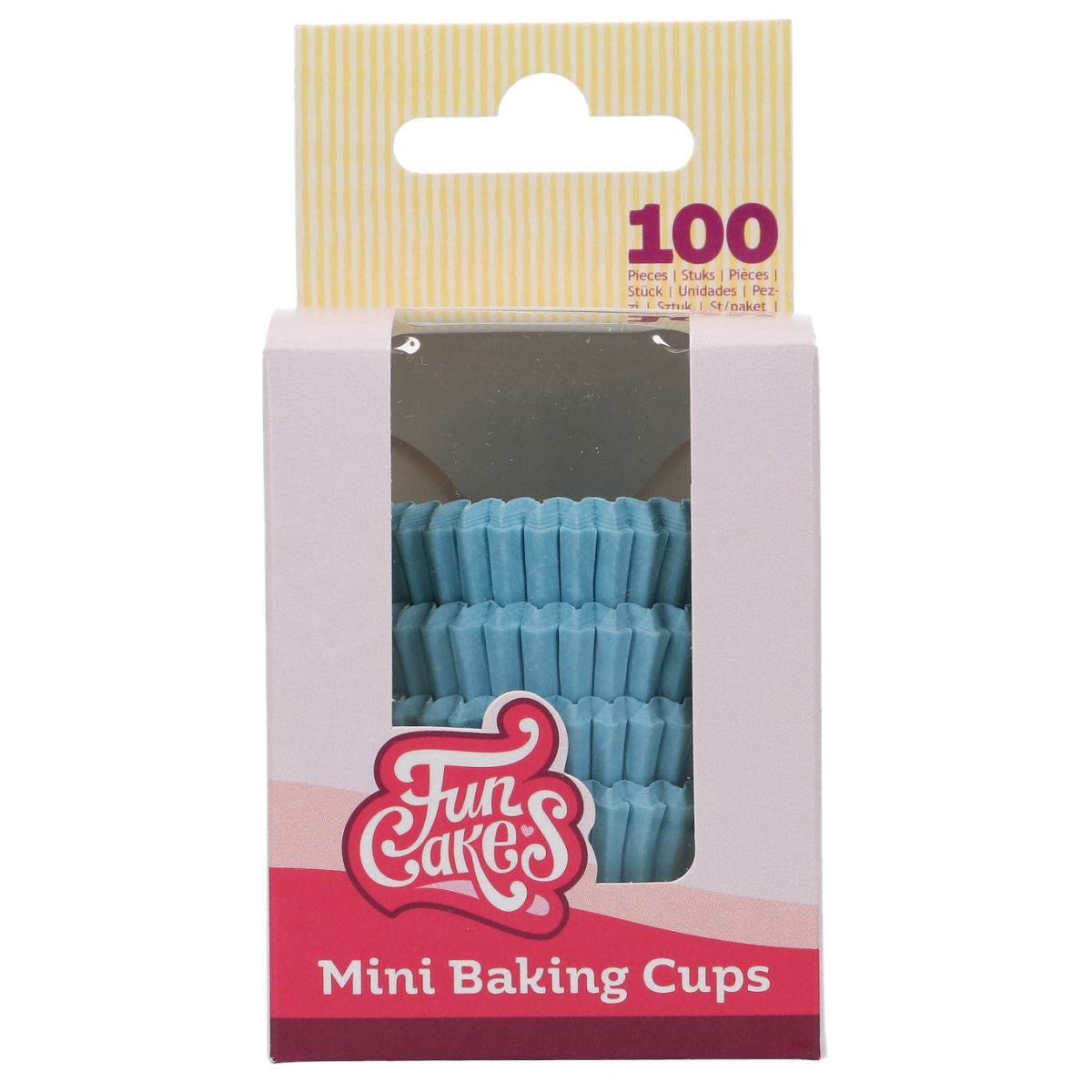 FunCakes Muffinsformer Mini Lys Blå 100 stk