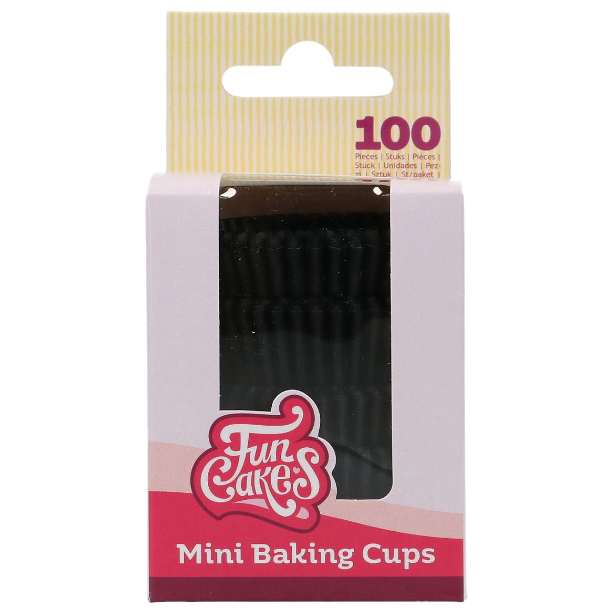 FunCakes Muffinsformer Mini Sort 100 stk