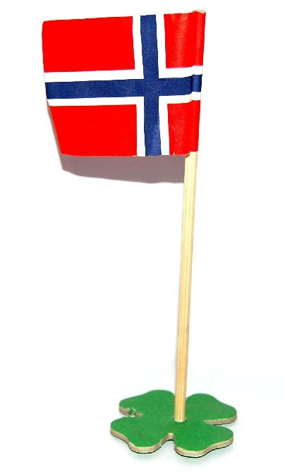 Bordflagg med kløverfot 2 stk
